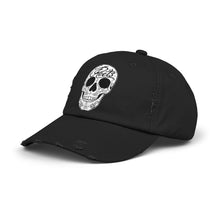 Load image into Gallery viewer, Mike Rita - Reets Sugar Skull Distressed Cap