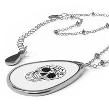 Load image into Gallery viewer, Mike Rita - Reets Sugar Skull Oval Necklace