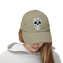 Load image into Gallery viewer, Mike Rita - Reets Sugar Skull Distressed Cap
