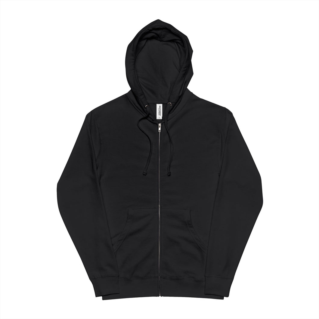 Also Horrible But a Little Nicer Unisex Fleece Zip Up Hoodie