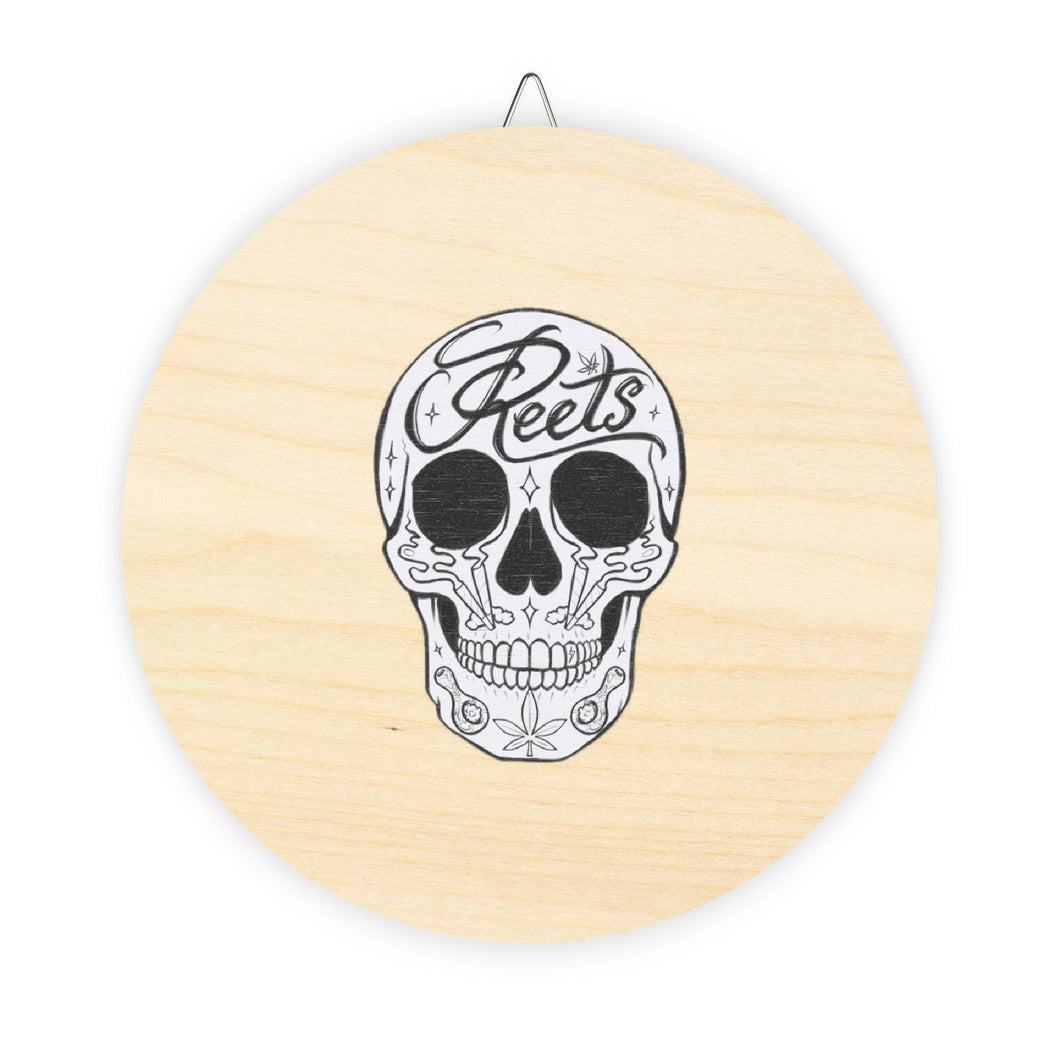 Mike Rita - Reets Sugar Skull Wood Signs