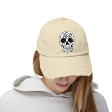Load image into Gallery viewer, Mike Rita - Reets Sugar Skull Distressed Cap
