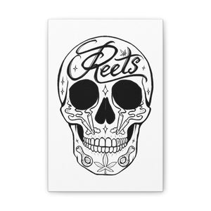 Mike Rita - Reets Sugar Skull Canvas Stretched