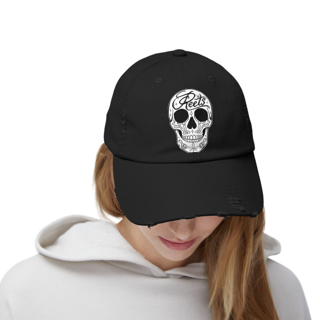 Mike Rita - Reets Sugar Skull Distressed Cap