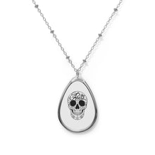 Load image into Gallery viewer, Mike Rita - Reets Sugar Skull Oval Necklace
