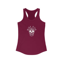 Load image into Gallery viewer, Mike Rita - Reets Sugar Skull Women&#39;s Ideal Racerback Tank
