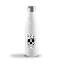 Load image into Gallery viewer, Mike Rita - Reets Sugar Skull - Stainless Steel Water Bottle
